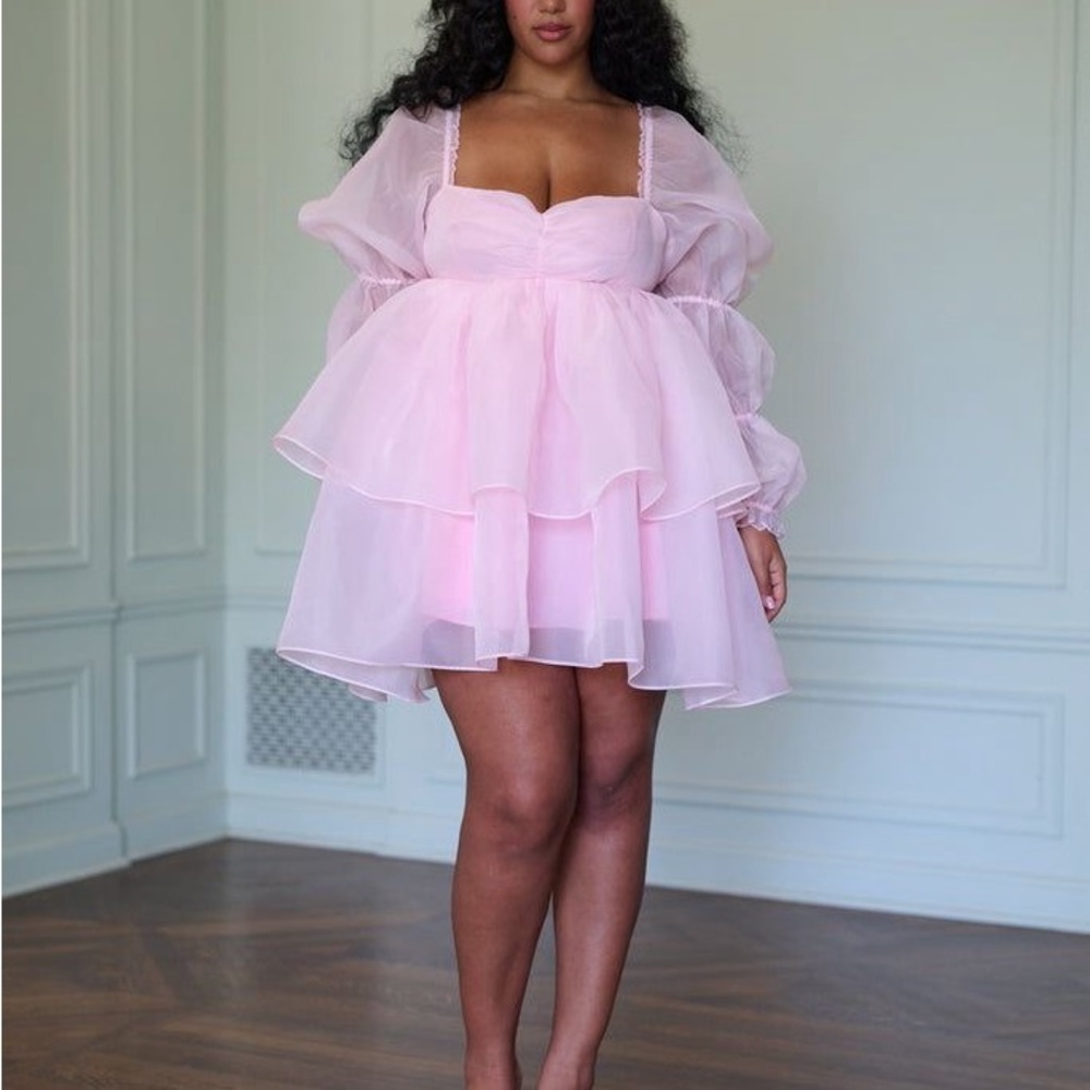 Selkie Pink Mini Dress